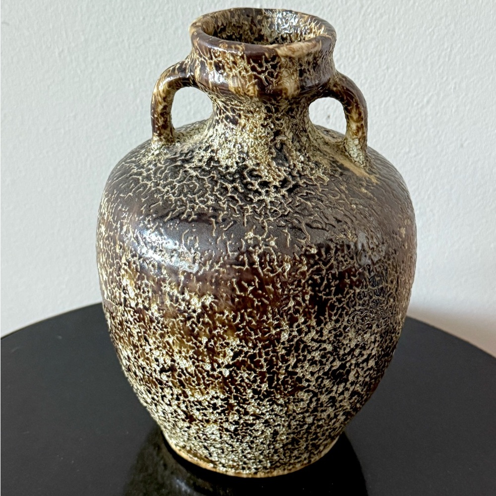Three Hands Corp. Rustic Brown and Cream Vase